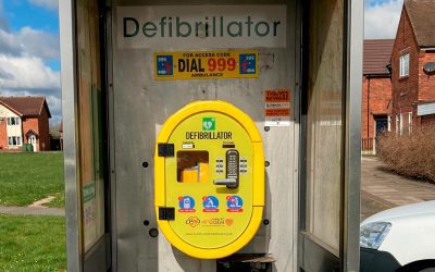 A new life-saving community defibrillator has been installed in Kidderminster