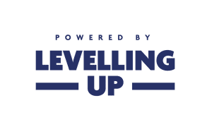 LevelUp_lockup_RGB_blue_on_white_EN