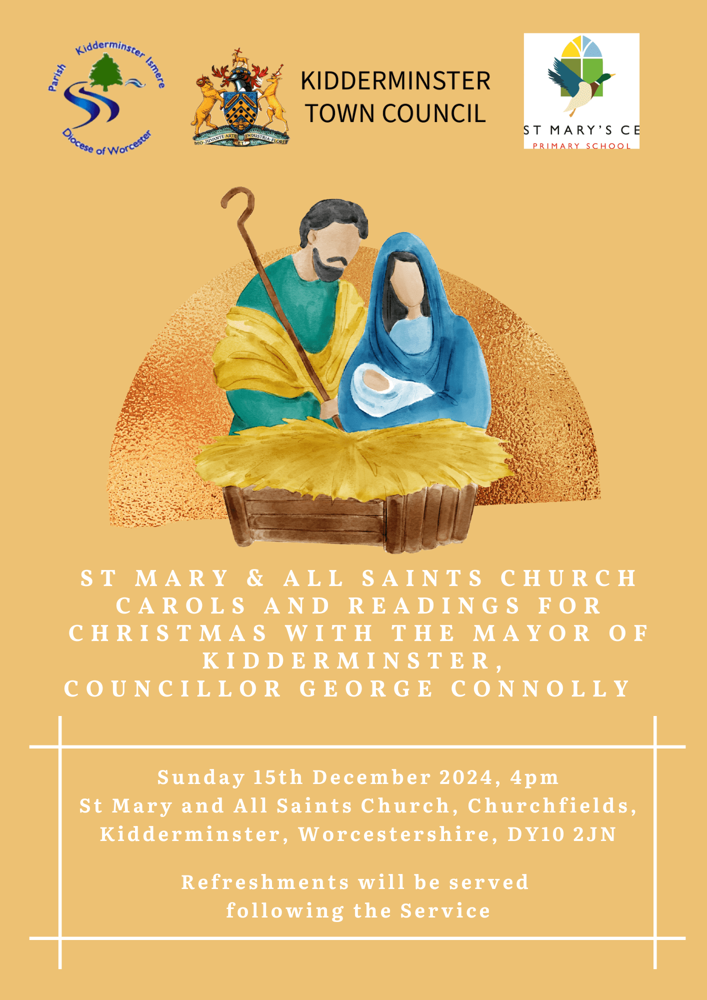 Christmas Carol Service with the Mayor - Civic Invitation