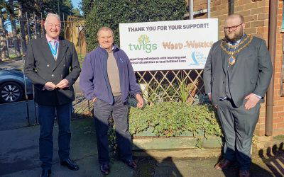 High Sheriff of Worcestershire and Mayor of Kidderminster Visit Local Charities and Educational Support Services